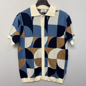 NWT OXKNIT Men Short Sleeve Knit Button Polo Shirt Top Size XXL 2XL C051 -20